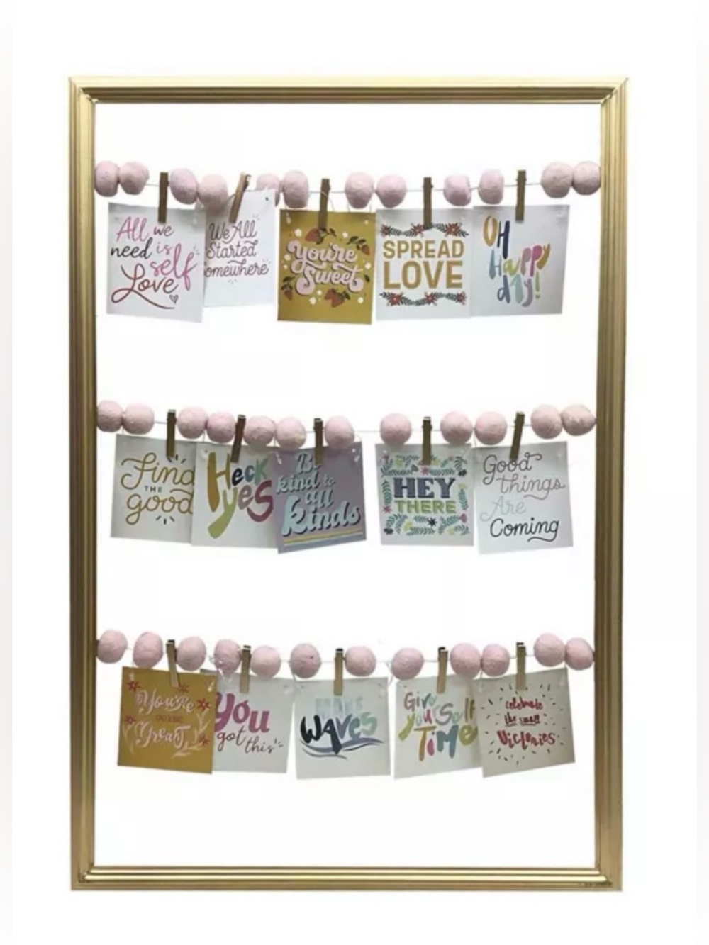 NWT Wild Sage Framed Photo Display Board 20" x 30"